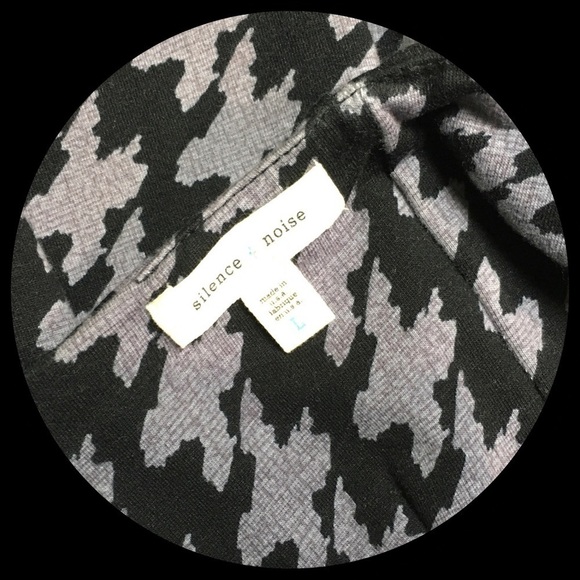 URBAN OUTFITTER’S “Silence & Noise”Houndstooth Strapless Dress Size L - Picture 5 of 6